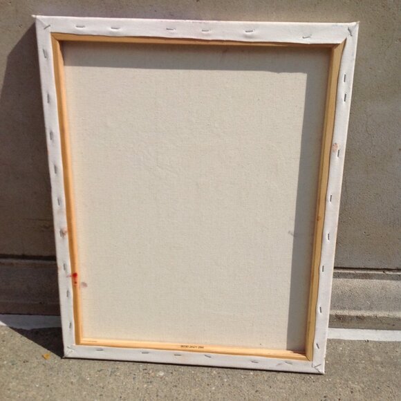 Unframed Original Art on Canvas "Favorite Plush Character Corner" 16" x 20" - Picture 11 of 12